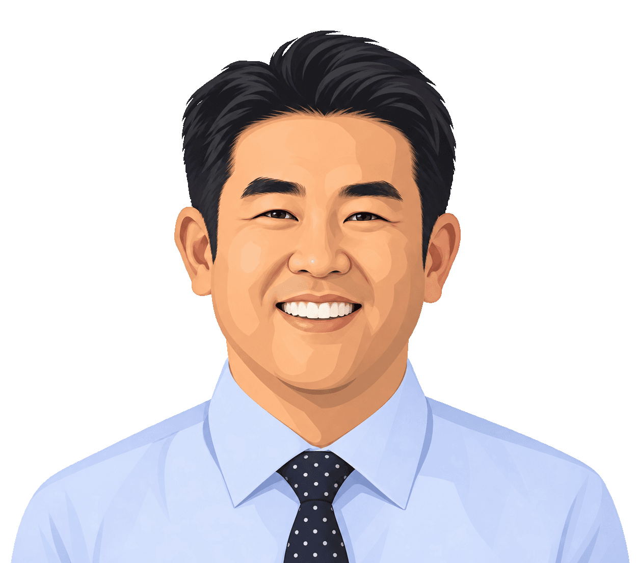 김명식 목사 일러스트 초상
